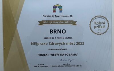 Vyhlášení soutěže Nej praxe Zdravých měst