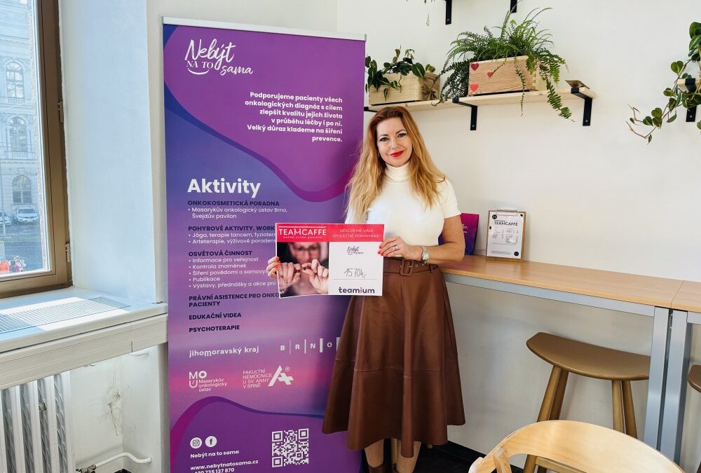 Každé zrnko pomáhá – příspěvek od Teamcaffe