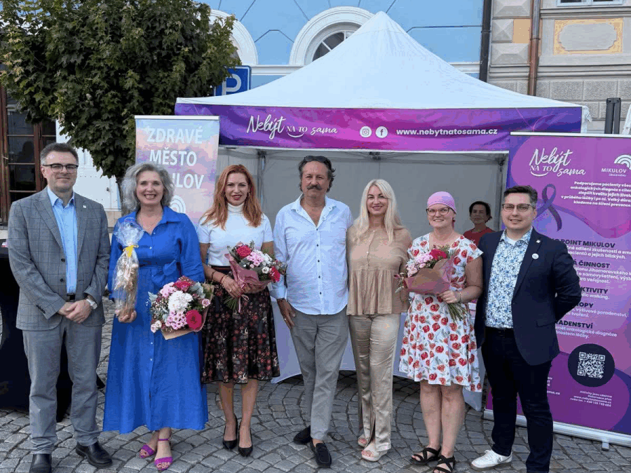 Slavnostní otevření Onkopointu Nebýt na to sama v Mikulově