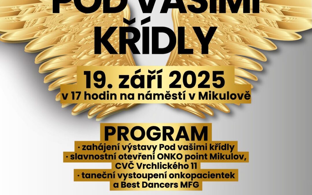 Vernisáž výstavy Pod Vašimi křídly v Mikulově