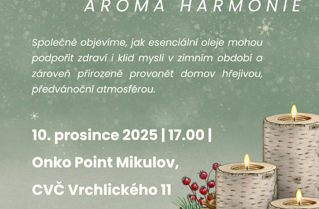 Vánoční aroma harmonie