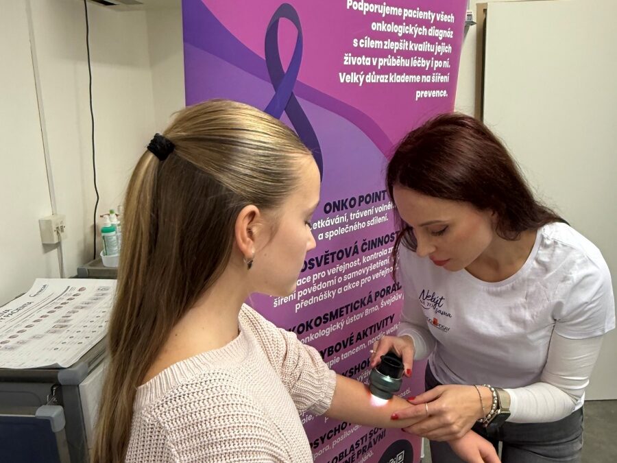 Kontrola znamének v nemocnici TGM Hodonín